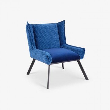 CARRINGTON כורסא אלגנטית בגוון כחול