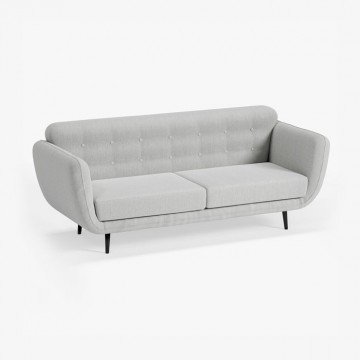 IDA ספה דו-מושבית מושלמת בגוון אפור, וברוחב 240 ס"מ