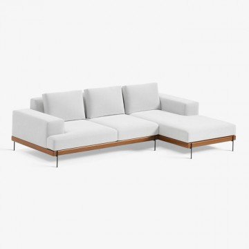 GOJA ספה דו מושבית מודרנית עם שזלונג