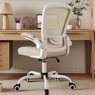 Mimoglad Home Office Chair, High Back Desk Chair, Ergonomic Mesh Computer Chair with Adjustable Lumbar Support and Thickened Seat Cushion