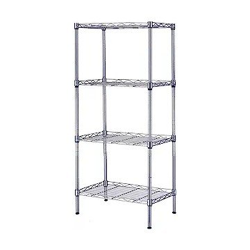 SINGAYE 4 Tier Shelf Adjustable Storage Shelf 350LBS Load Capacity Metal Storage Rack 17.32”L X 11.41”W X43.3” H